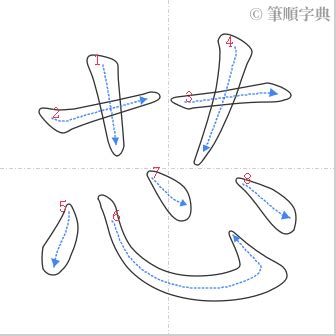 芯筆畫|芯的筆順 國字「芯」筆畫